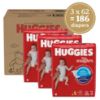 Picture of Huggies Size 2 Diapers, Little Snugglers Baby Diapers, Size 2 (12-18 lbs), 186 Count (3 Packs of 62), Packaging May Vary