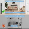 Picture of PRObebi Retractable Baby & Dog Gate - Extends to 110" Wide, 34" Tall, for Stairs, Doorways, Hallways, Outdoor, Deck, Porch