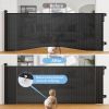 Picture of PRObebi Retractable Baby & Dog Gate - Extends to 110" Wide, 34" Tall, for Stairs, Doorways, Hallways, Outdoor, Deck, Porch