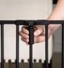 Picture of Regalo Deluxe Home Accents Widespan Safety Gate, 74.5" W x 28" H, Includes 4 Wall Mounts , Black