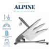 Picture of Baby Delight Alpine Deluxe Portable Bouncer | Infant | 0 - 6 months | Charcoal Tweed