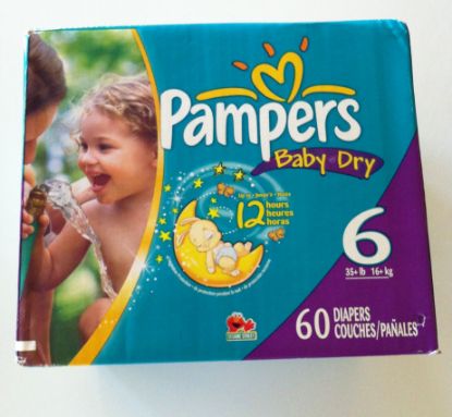 Picture of Pampers Baby Dry Size 6 Sesame Street Diapers - 60 CT