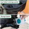 Picture of Summer by Ingenuity 3D Mini Convenience Stroller - Lightweight Stroller with Compact Fold, Multi-Position Recline, Canopy with Pop Out Sun Visor and More - Umbrella Stroller for Travel and More, Gray