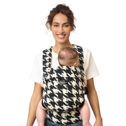 Picture of Momcozy Baby Carrier - Ergonomic, Cozy and Lightweight Carrier for 7-44lbs, Effortless to Put On, Ideal for Hands-Free Parenting, Enhanced Lumbar Support, Purehug for Infant to Toddler, Houndstooth