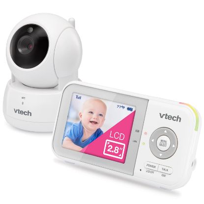 Picture of VTech VM923 Baby Monitor, 2.8” Screen, Pan-Tilt-Zoom, 1000ft Long Range, Night Vision, 2-Way Audio, Temperature Sensor, Lullabies, Secure Transmission No WiFi