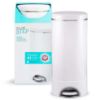 Picture of Munchkin® STEP™ Diaper Pail Powered by Arm & Hammer, #1 in Odor Control, Award-Winning, Includes 1 Snap, Seal & Toss™ Bag, 1 Starter Refill Ring, and 1 PUCK™ Baking Soda Cartridge