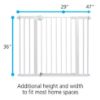 Picture of Safety 1st Extra Wide Baby Gate with Door: Premium Child Safety, Extra Tall Gate for Doorways, Dog Gates, Easy Installation, 36" Tall & Wide, Fits 29"-47"