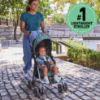 Picture of Summer by Ingenuity 3D Mini Convenience Stroller - Lightweight Stroller with Compact Fold, Multi-Position Recline, Canopy with Pop Out Sun Visor - Umbrella Stroller for Travel and More, Slate Grey