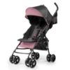 Picture of Summer by Ingenuity 3D Mini Convenience Stroller - Lightweight Stroller with Compact Fold, Multi-Position Recline, Canopy with Pop Out Sun Visor and More - Umbrella Stroller for Travel, Pink