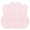 Picture of Happiest Baby Sleepea 5-Second Swaddle - 100% Organic Cotton Baby Swaddle Blanket - Doctor Designed Promotes Healthy Hip Development - 3-Pack Bundle (Rose Stars, S, M, L)