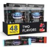 Picture of Pedialyte AdvancedCare Plus Electrolyte Powder, Has 33% More Electrolytes and PreActiv Prebiotics, Variety Pack: Berry Frost and Strawberry Freeze, 24 Powder Packets