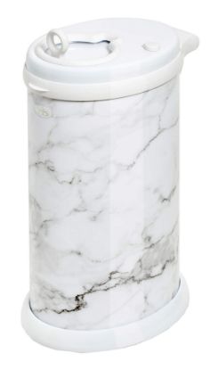 Picture of Ubbi Steel Diaper Pail, Odor Locking, No Special Bag Required, Award-Winning, Registry Must-Have, Marble