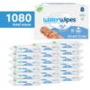 Picture of WaterWipes Plastic-Free Original Baby Wipes, 99.9% Water Based Wipes, Unscented & Hypoallergenic for Sensitive Skin, 1080 Count (18 packs)