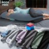 Picture of MOON PARK Pregnancy Pillows for Sleeping - U Shaped Full Body Maternity Pillow with Removable Cover - Support for Back, Legs, Belly, HIPS - 57 Inch - Grey - Cooling Cover