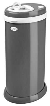Picture of Ubbi Steel Diaper Pail, Odor Locking, No Special Bag Required, Award-Winning, Registry Must-Have, Slate