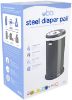 Picture of Ubbi Steel Diaper Pail, Odor Locking, No Special Bag Required, Award-Winning, Registry Must-Have, Slate
