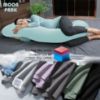 Picture of MOON PARK Pregnancy Pillows for Sleeping - U Shaped Full Body Maternity Pillow with Removable Cover - Support for Back, Legs, Belly, HIPS - 57 Inch - Ice Blue - Cooling Cover