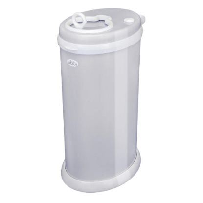 Picture of Ubbi Stainless Steel Diaper Pail, Odor Locking, No Special Bag Required, Award-Winning, Registry Must-Have, Gray