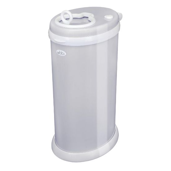 Picture of Ubbi Stainless Steel Diaper Pail, Odor Locking, No Special Bag Required, Award-Winning, Registry Must-Have, Gray