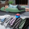 Picture of MOON PARK Pregnancy Pillows for Sleeping - U Shaped Full Body Maternity Pillow with Removable Cover - Support for Back, Legs, Belly, HIPS - 57 Inch - Green - Cooling Cover