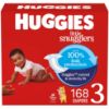 Picture of Huggies Size 3 Diapers, Little Snugglers Baby Diapers, Size 3 (16-28 lbs), 168 Count (6 Packs of 28), Packaging May Vary