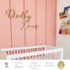 Picture of Custom Wood Name Sign for Nursery or Kids Room, Instant Font Preview, Multiple Styles Available Unpainted, Painted or Stained, Personalized Baby Gift (Painted or Stained Name Sign)