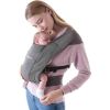 Picture of Ergobaby Embrace Cozy Newborn Baby Wrap Carrier (7-25 Pounds), Ponte Knit, Heather Grey