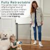 Picture of Cumbor Retractable Baby Gates - Wide Dog & Child Fence for The House, 33" Tall, Extends to 76", Extra Long Mesh Pet Safety Gate for Stairs, Doorways & Hallways, Porch, Indoor/Outdoor (Gray)