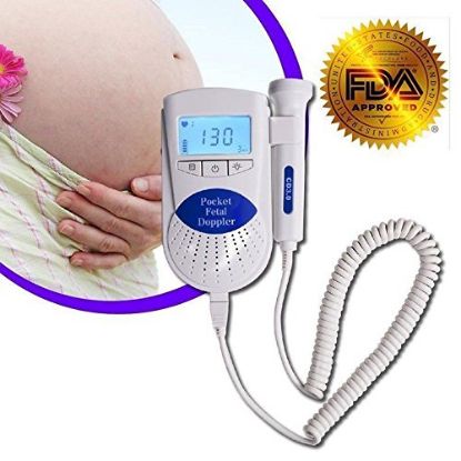 Picture of Baby Monitor Sound Amplifier - Hear Your Babys Kicks Hiccups & Noise - FDA Approved for Home Use - Perfect Baby Shower Gift