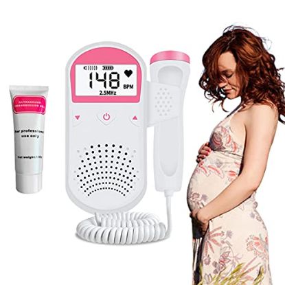 Picture of Home Fetal Doppler by Bemedo, Handheld Doppler Pregnant Heartbeat Monitor, Doppler Fetal for Pregnancy