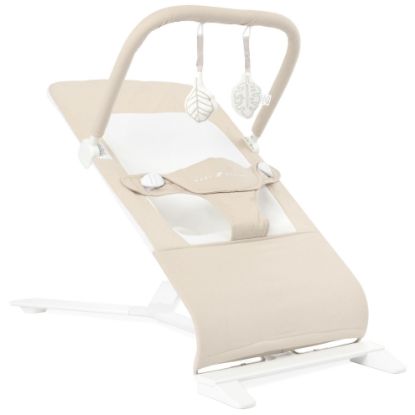Picture of Baby Delight Alpine Deluxe Portable Bouncer, Infant, 0-6 Months, 100% GOTS Certified Cotton Fabrics, Organic Oat