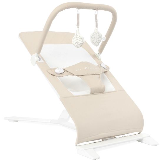 Picture of Baby Delight Alpine Deluxe Portable Bouncer, Infant, 0-6 Months, 100% GOTS Certified Cotton Fabrics, Organic Oat