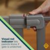 Picture of Safety 1st Walk Through Baby Gate with Door, Adjustable Pressure Mount Lift, Dog Gates, Fits 29"-38" Wide, 1-Pack, Silver