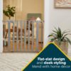 Picture of Safety 1st Walk Through Baby Gate with Door, Adjustable Pressure Mount Lift, Dog Gates, Fits 29"-38" Wide, 1-Pack, Silver