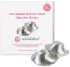 Picture of SILVERETTE® The Original Silver Nursing Cups, Nipple Covers for Breastfeeding Essentials, Pure 925 Silver Nipple Shields for Breastfeeding Newborn, Lightweight Nursing Cups, XL Size