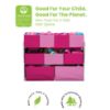 Picture of Delta Children Deluxe Multi-Bin Toy Organizer with Storage Bins - Greenguard Gold Certified, White/Pink Bins (Pack of 2)