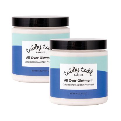 Picture of TUBBY TODD All Over Ointment - Baby Eczema Cream - Everyday Multi-Purpose Baby Skin Relief Cream - Sensitive Skin, Dry Skin, Rash, & Irritation - Steroid & Gluten Free - Lavender Rosemary, 2 Pack, 8oz