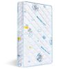 Picture of Letmxiu Premium Crib & Toddler Mattress, 100% Knitted Fabric, Premium Fleece Surface-Hypoallergenic, Soft Breathable, 5" Thick-Firm and Optimal Support, Non-Toxic Crib Mattress for Crib & Toddler Bed