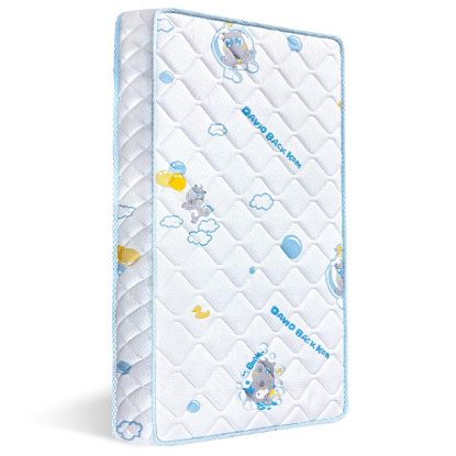 Picture of Letmxiu Premium Crib & Toddler Mattress, 100% Knitted Fabric, Premium Fleece Surface-Hypoallergenic, Soft Breathable, 5" Thick-Firm and Optimal Support, Non-Toxic Crib Mattress for Crib & Toddler Bed