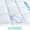 Picture of Letmxiu Premium Crib & Toddler Mattress, 100% Knitted Fabric, Premium Fleece Surface-Hypoallergenic, Soft Breathable, 5" Thick-Firm and Optimal Support, Non-Toxic Crib Mattress for Crib & Toddler Bed