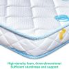 Picture of Letmxiu Premium Crib & Toddler Mattress, 100% Knitted Fabric, Premium Fleece Surface-Hypoallergenic, Soft Breathable, 5" Thick-Firm and Optimal Support, Non-Toxic Crib Mattress for Crib & Toddler Bed