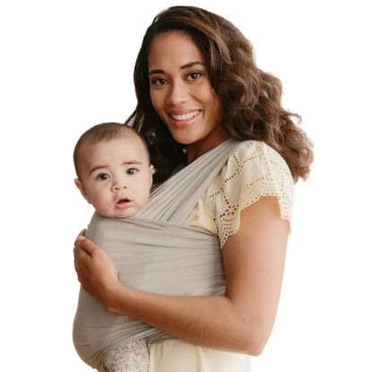 Picture of Solly Baby Wrap Carrier, Newborn to Toddler 8-25 Lbs., Buttery-Soft & Lightweight Fabric, Postpartum Essential, Mother’s Day Gift for New Moms, Spelt