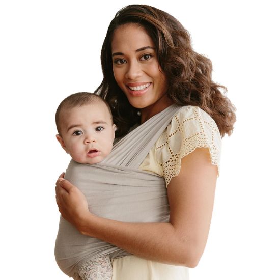 Picture of Solly Baby Wrap Carrier, Newborn to Toddler 8-25 Lbs., Buttery-Soft & Lightweight Fabric, Postpartum Essential, Mother’s Day Gift for New Moms, Spelt