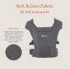 Picture of Ergobaby Embrace Cozy Newborn Baby Wrap Carrier (7-25 Pounds), Ponte Knit, Soft Grey