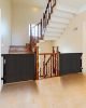 Picture of Veraste 2 Pack Retractable Baby Gate,Mesh Baby Gate or Mesh Dog Gate,33" Tall,Extends up to 55" Wide,Child Safety Gate for Doorways, Stairs, Hallways, Indoor/Outdoor（Black,33"x55"