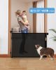 Picture of Veraste 2 Pack Retractable Baby Gate,Mesh Baby Gate or Mesh Dog Gate,33" Tall,Extends up to 55" Wide,Child Safety Gate for Doorways, Stairs, Hallways, Indoor/Outdoor（Black,33"x55"