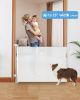 Picture of Veraste 2 Pack Retractable Baby Gate,Mesh Baby Gate or Mesh Dog Gate,33" Tall,Extends up to 55" Wide,Child Safety Gate for Doorways, Stairs, Hallways, Indoor/Outdoor（White,33"x55"