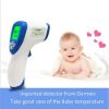 Picture of Thermometer for People Baby Kids, Infrared Forehead Thermometer Non-Contact Accurate Instant Reading Measurement with Fever Health Alert LCD Display(Freely Switch Between Fahrenheit and Celsius)