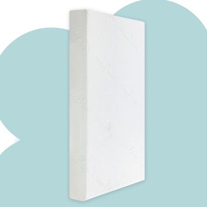 Picture of Hygge Hush 52"x28" Crib Mattress, Soft Memory Foam Toddler Mattress, Waterproof Baby Mattresses for Crib and Toddler Bed, Removable and Machine Washable Mattress Cover, 52"x28"x5"