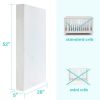 Picture of Hygge Hush 52"x28" Crib Mattress, Soft Memory Foam Toddler Mattress, Waterproof Baby Mattresses for Crib and Toddler Bed, Removable and Machine Washable Mattress Cover, 52"x28"x5"